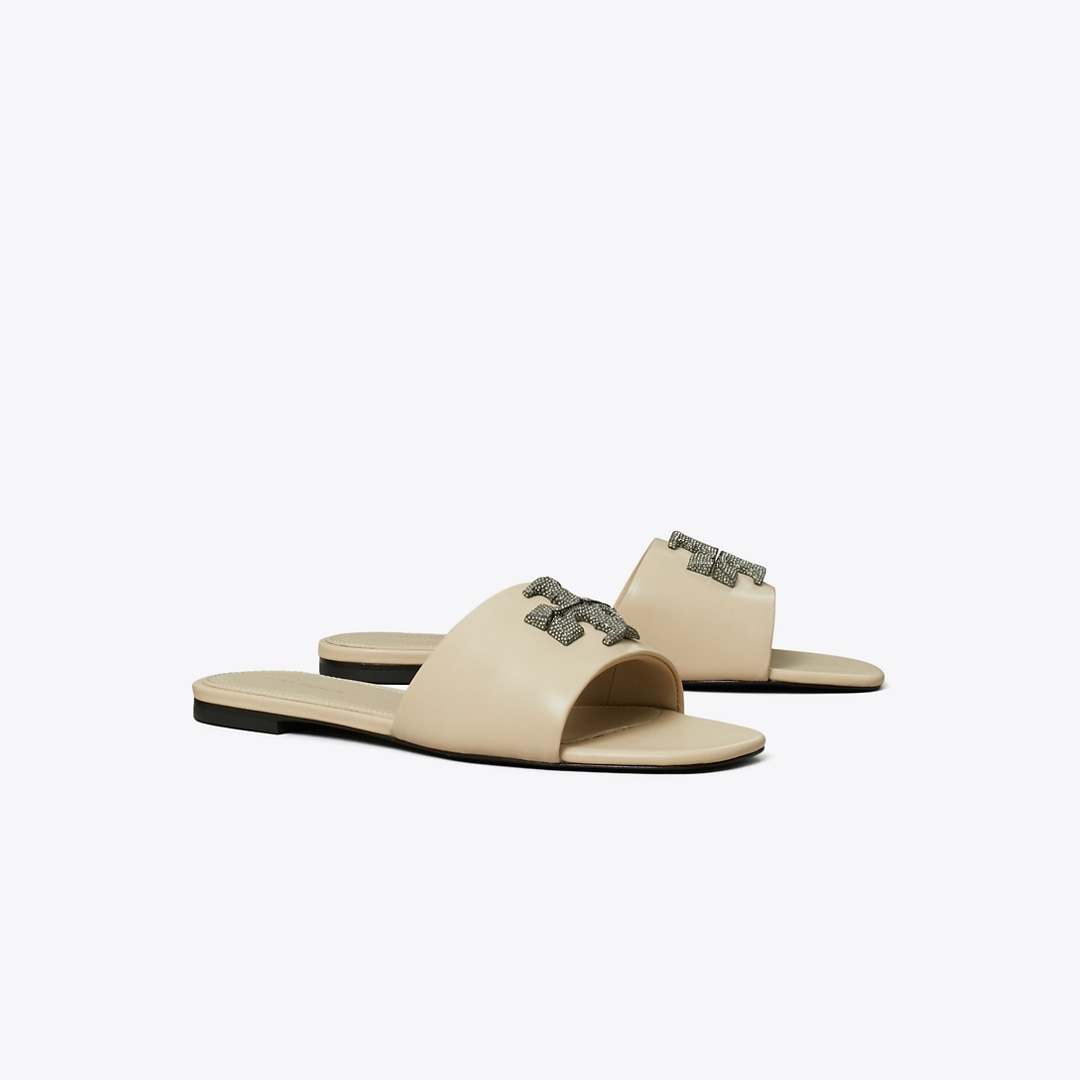 Tory Burch Damen Eleanor Pavé Slide In Gold