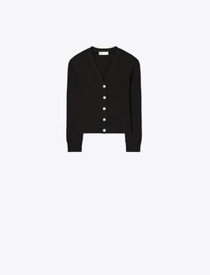 Tory Burch Simone Cardigan In Black