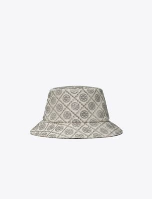 Tory Burch T Monogram Bucket Hat In Neutral