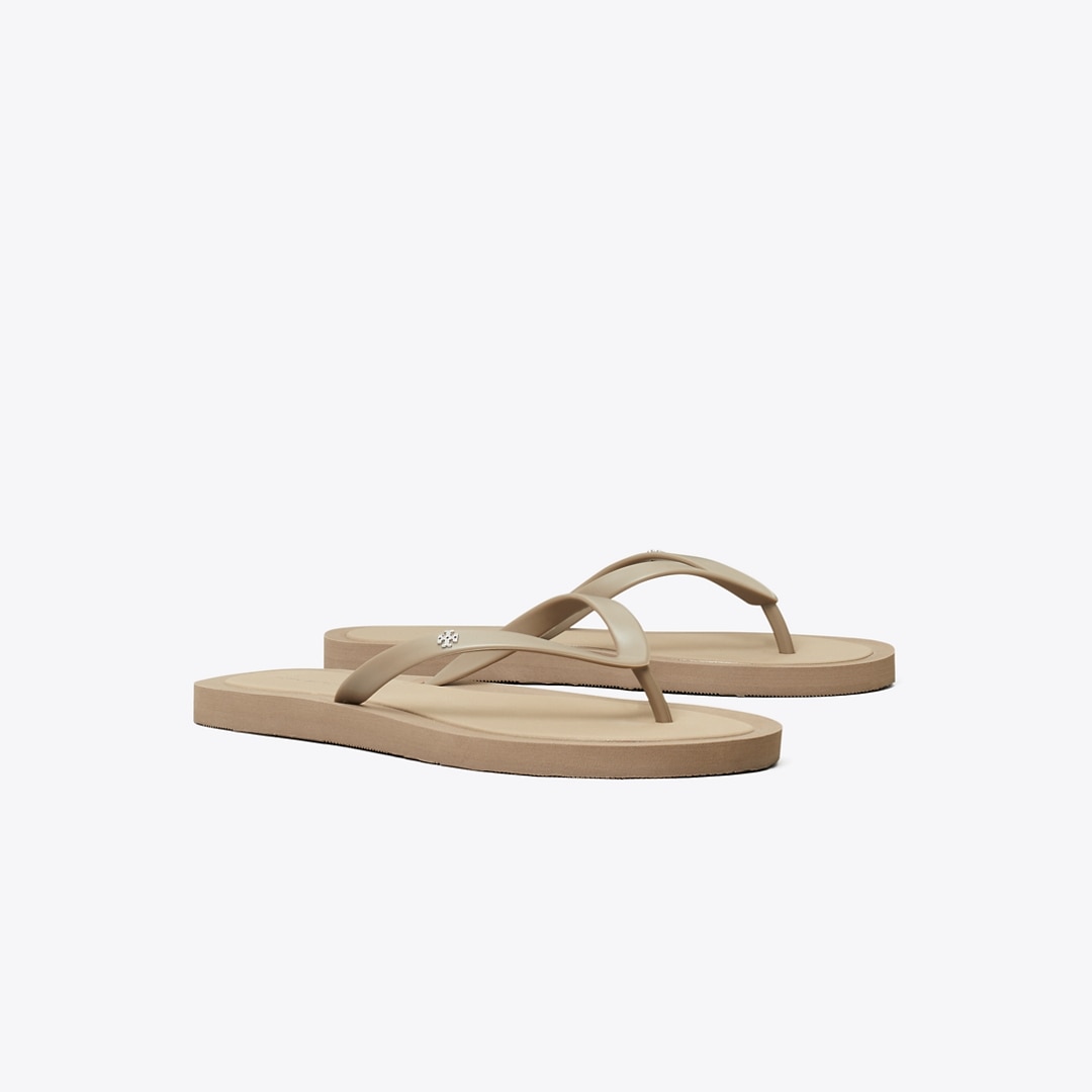 Tory Burch Kira Padded Flip-flop In Neutral