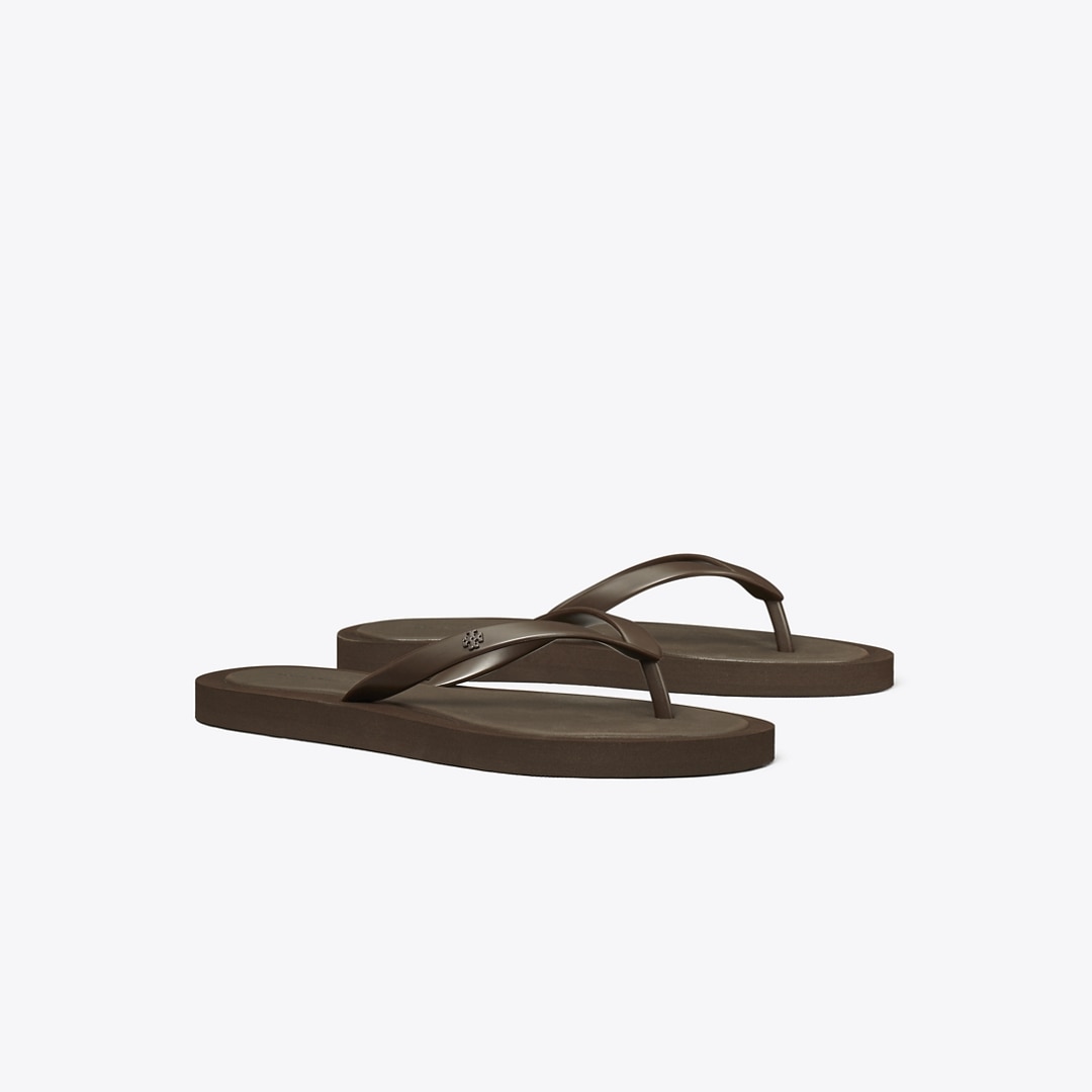 Tory Burch Kira Padded Flip-flop In Brown