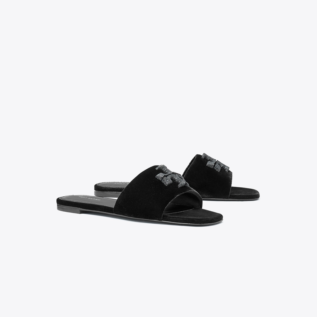 Tory Burch Eleanor Pavé Slide In Black