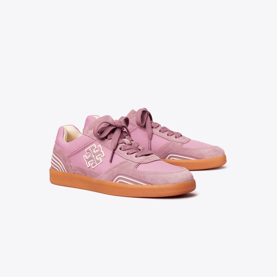 Tory Burch Clover Court Sneaker In Pink