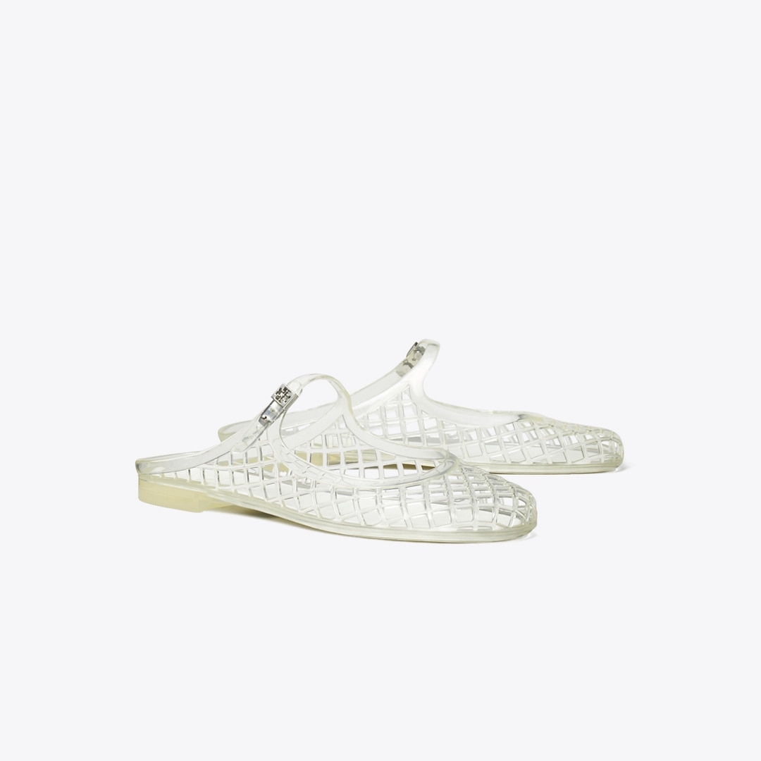 Tory Burch Mellow Mary Jane Jelly In White