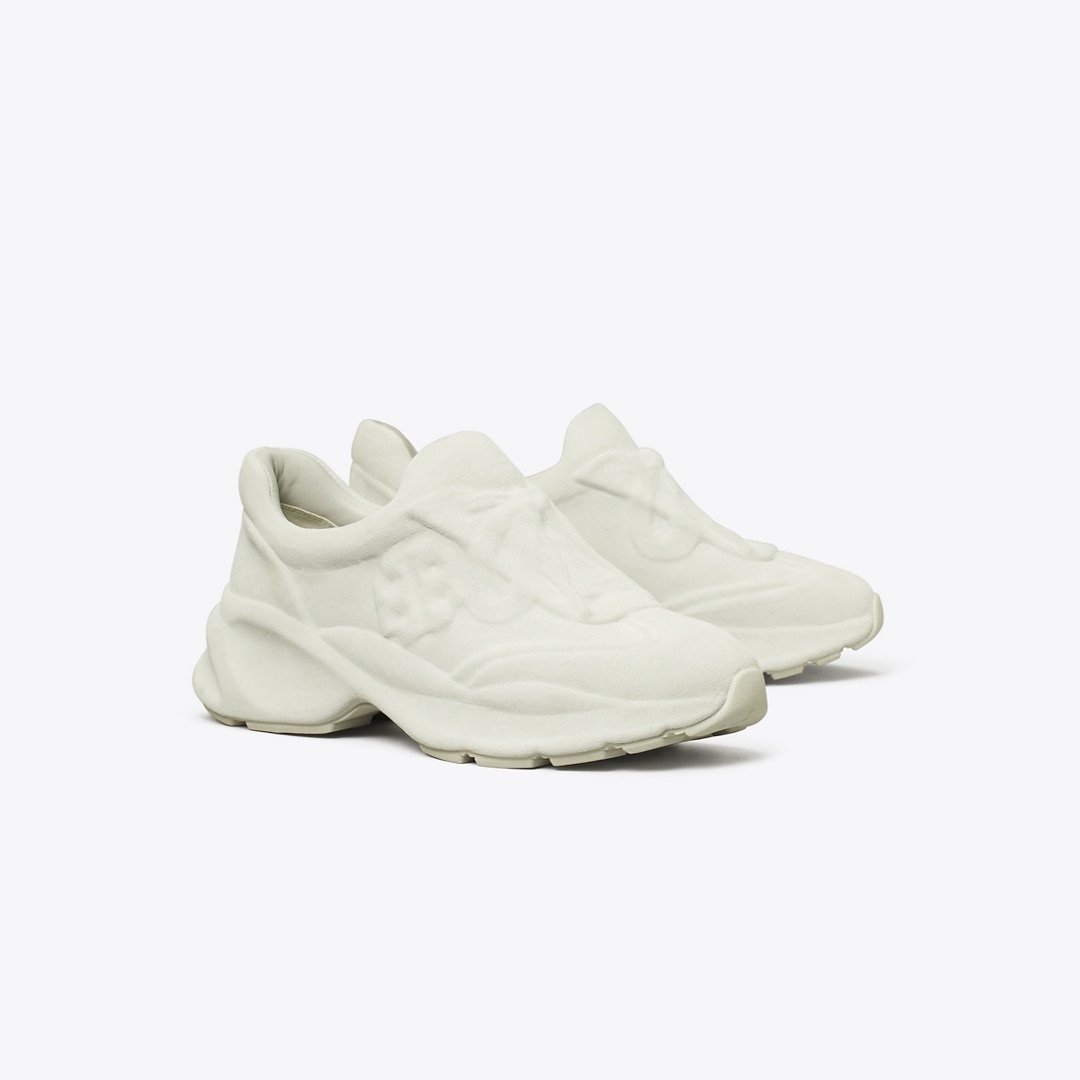 Tory Burch Good Luck X-ray Trainer In White