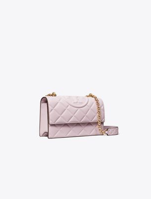 Tory Burch Damen Wandelbare Fleming Schultertasche, Klein In Purple