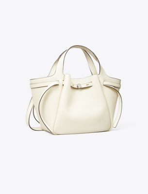 Tory Burch Small Romy Tote In Sand