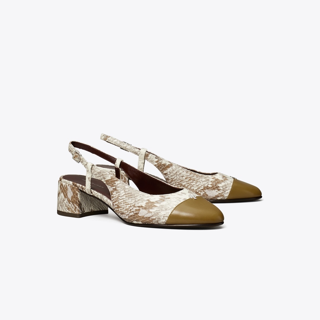 Tory Burch Cap-Toe Slingback