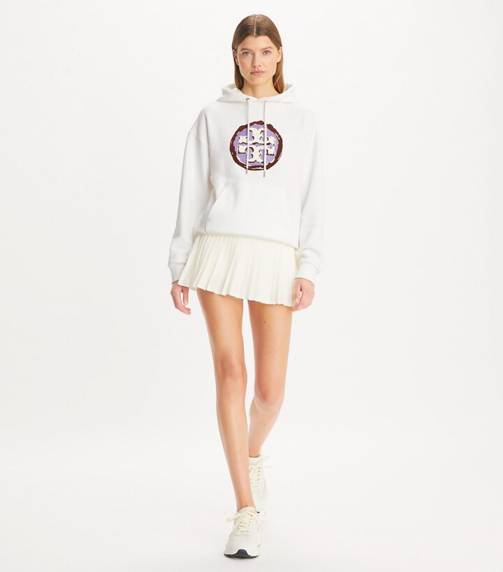 トリーバーチ　ホワイトパーカー Logo Hoodie: Women's Designer Sweaters | Tory Sport