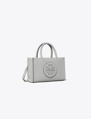 Tory Burch Mini Ella Bio Tote In Gray