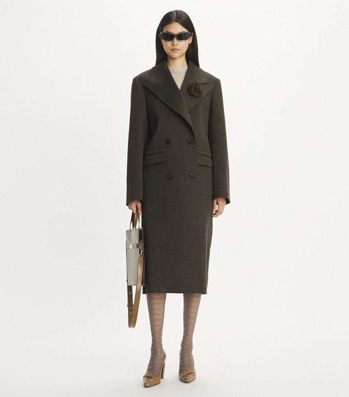 TORY BURCH コート 服 Wool peacoat974280 Wool Peacoat: Women's Clothing | Coats | Tory Burch EU