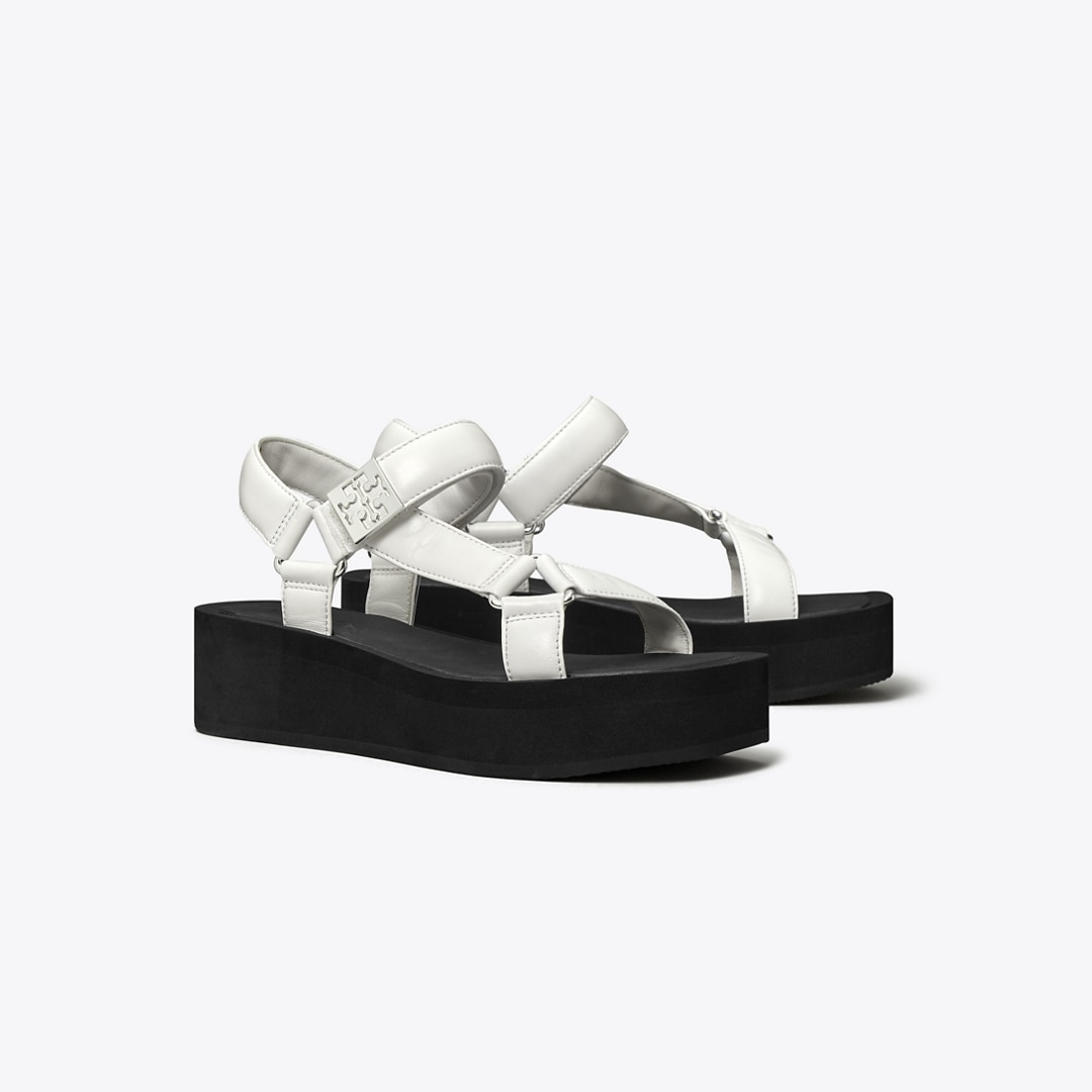 Tory Burch Mellow Platform Sandal In Multi