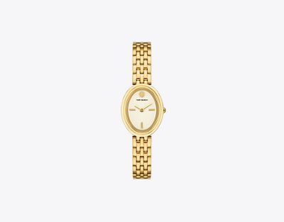 Tory Burch Oval Watch In Gold