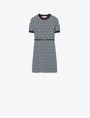 Tory Sport Tory Burch Jacquard Sweater Dress