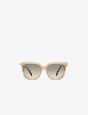Tory Burch Miller Oversized Square Sunglasses In Burgundy