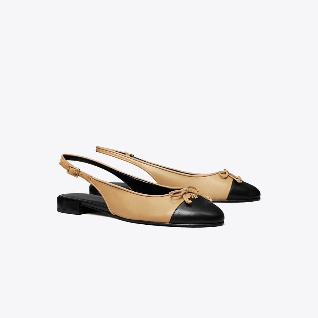 Tory Burch Damen Slingback Mit Zehenkappe In Brown
