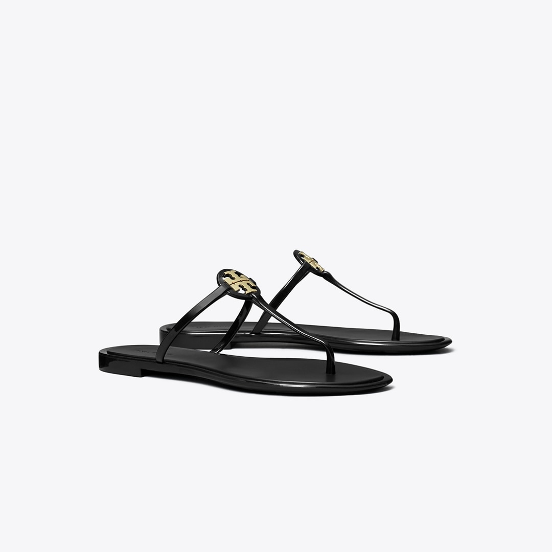 Tory Burch Mini Miller Jelly Sandal In Black