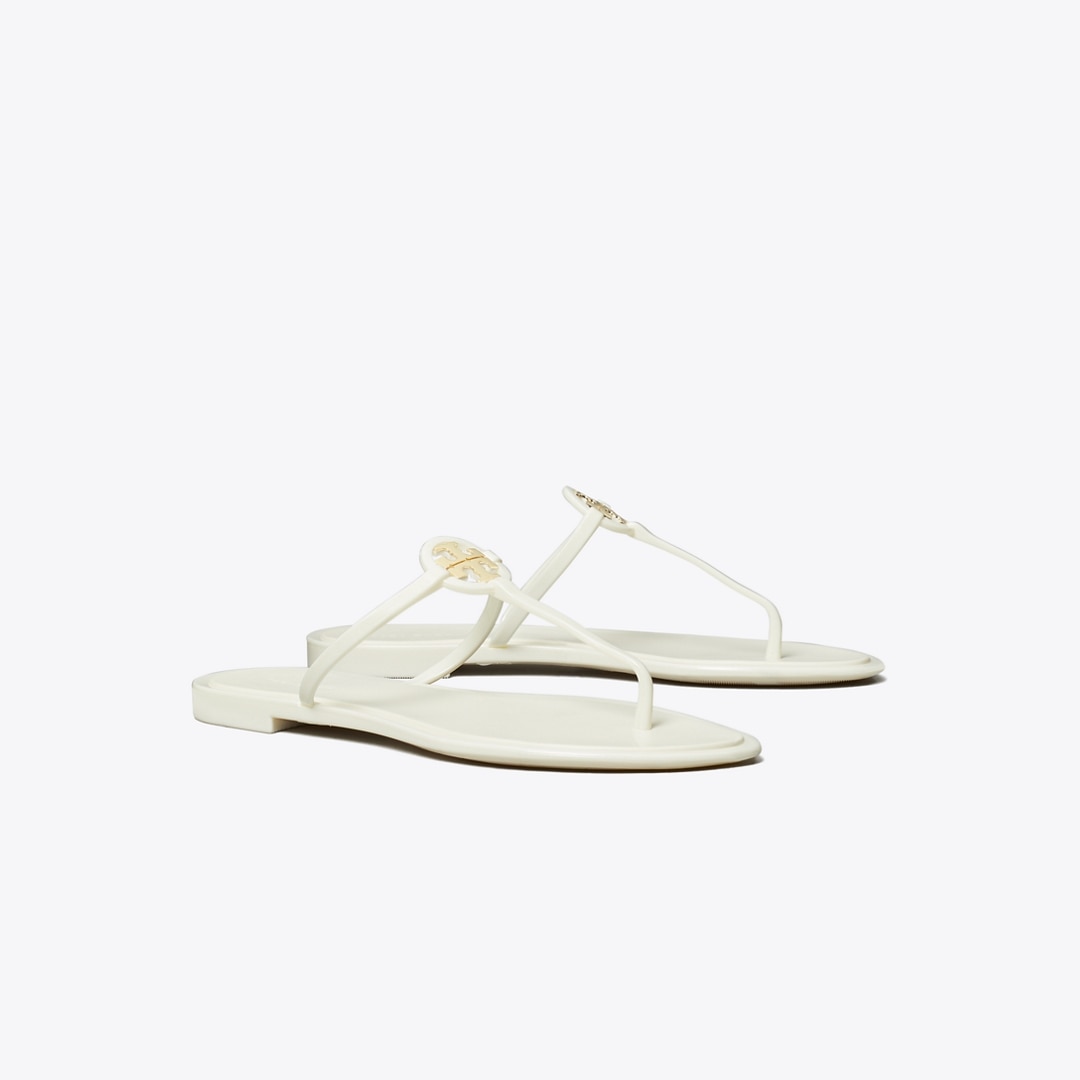 Tory Burch Mini Miller Jelly Sandal In White