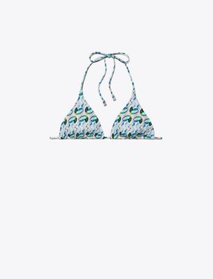 Tory Burch Damen Bedrucktes String-bikinioberteil