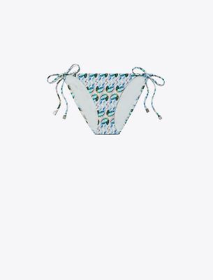 Tory Burch Damen Bedrucktes String-bikinihöschen