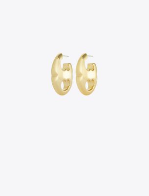 Tory Burch Gemini Link Earrings In Gold