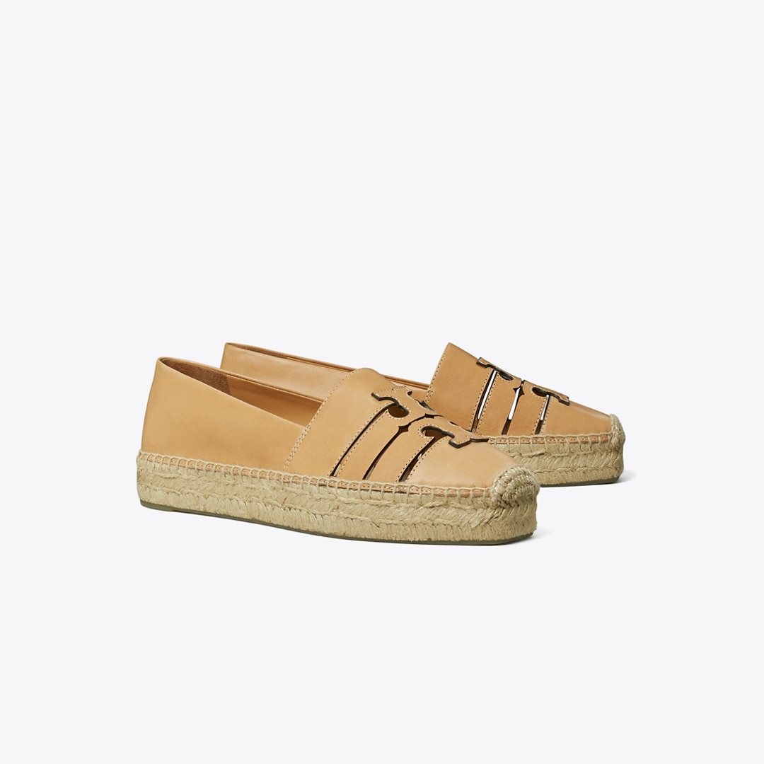 Tory Burch Ines Platform Espadrille In Brown