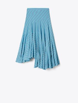 Tory Burch Asymmetric Jersey Skirt