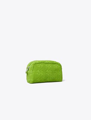 Tory Burch T Monogram Terry Pouch In Green