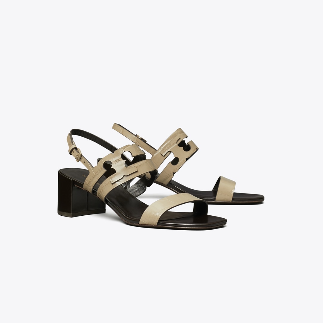 Tory Burch Ines Heeled Sandal In Multi