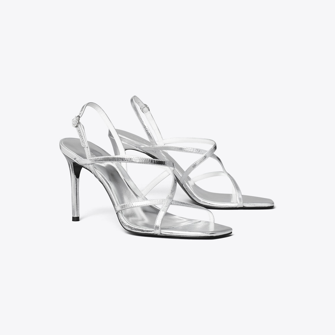 Tory Burch Multi-strap Heeled Sandal In Multi