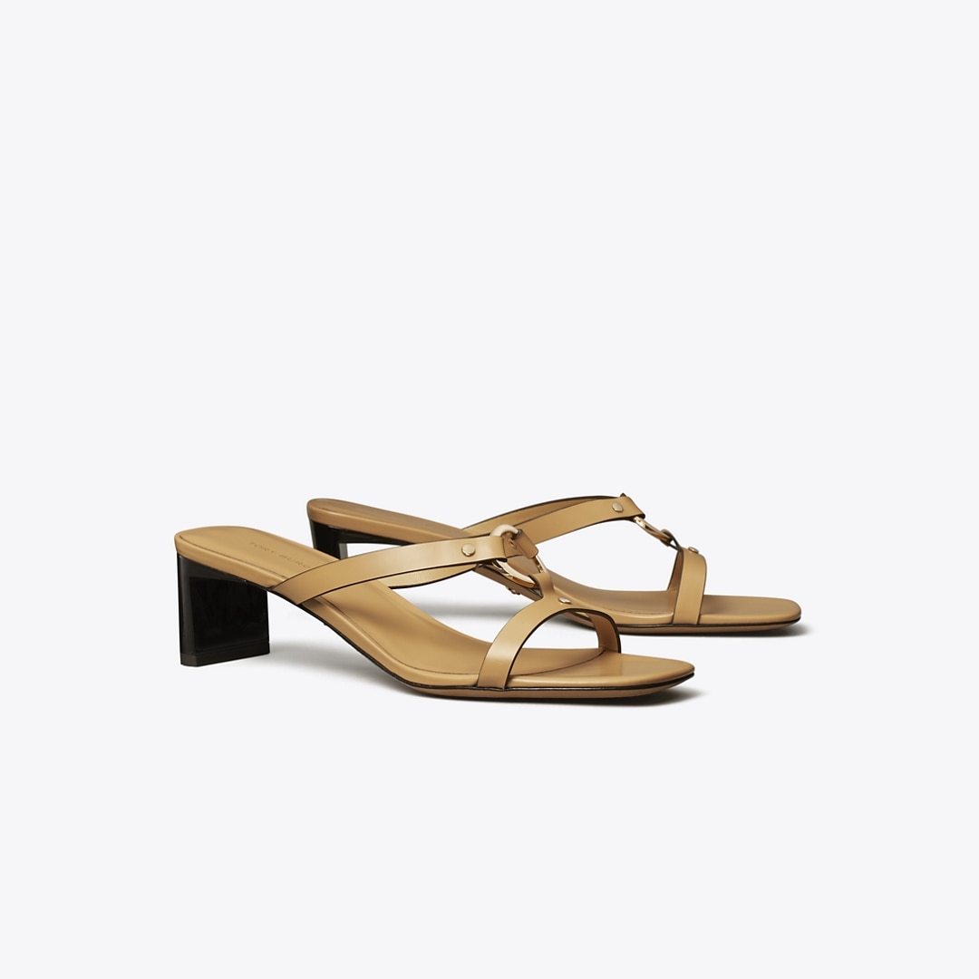 Tory Burch Ring Heeled Sandal In Brown