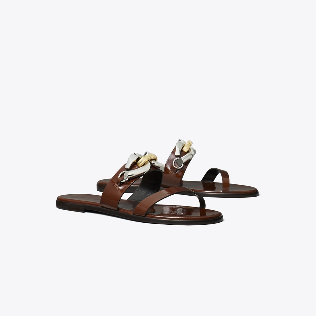 Tory Burch Jessa Two-strap Sandal In Brown