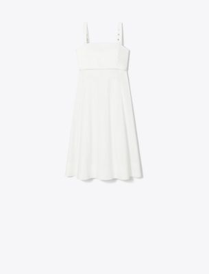 Tory Burch Poplin Dress In Multi