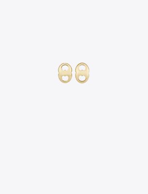 Tory Burch Gemini Stud Earrings In Gold