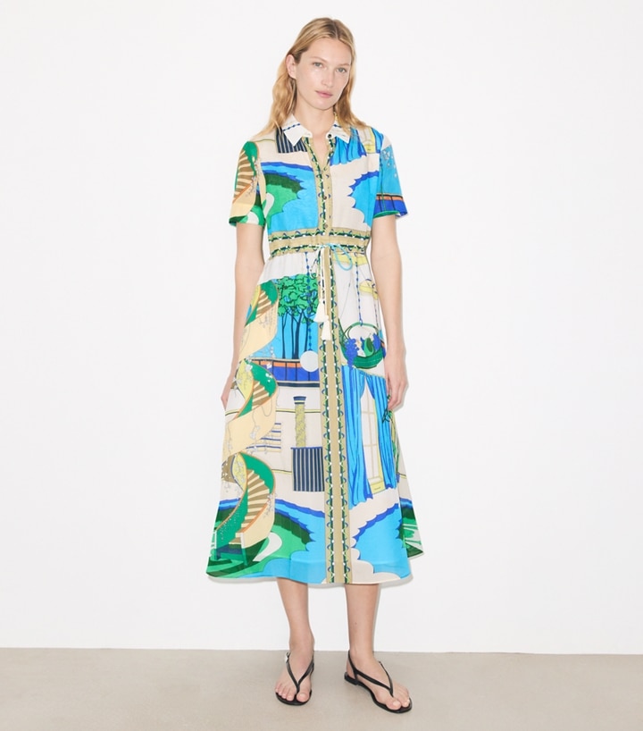 コットン シャツドレス: レディース ワンピース | Tory Burch JP