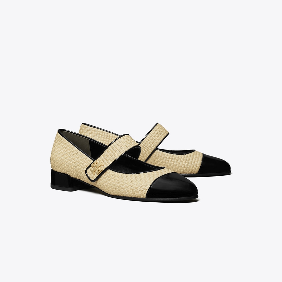 Tory Burch Cap-toe Mary Jane In Multi