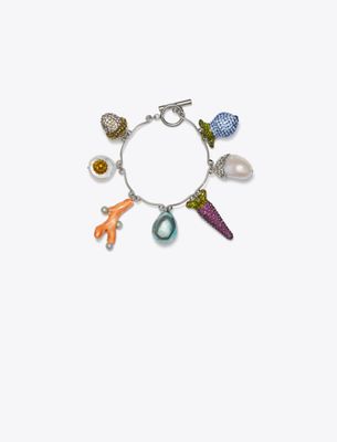 Tory Burch Curiosity Vegetable-charm Bracelet