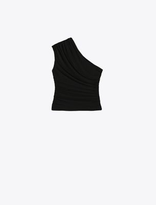 Tory Burch Jersey Top In Black