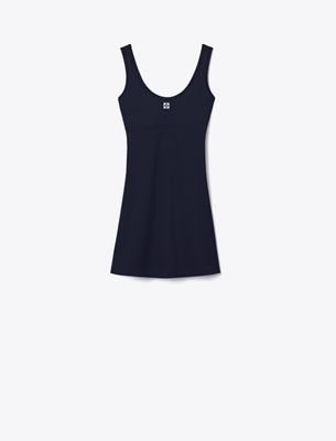 Tory Burch A-line Tennis Dress In Blue