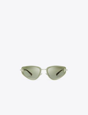 Tory Burch Pierced Cat-eye Sunglasses
