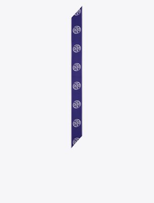 Tory Burch Damen T Monogram Ribbon Tie