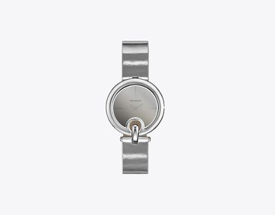 Tory Burch Pierced Watch In Metallic