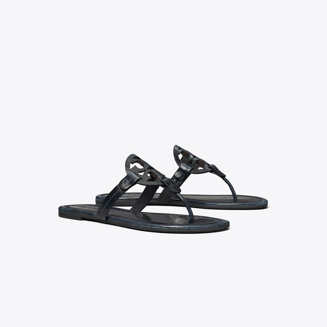Tory Burch Miller Patent Sandal In Black