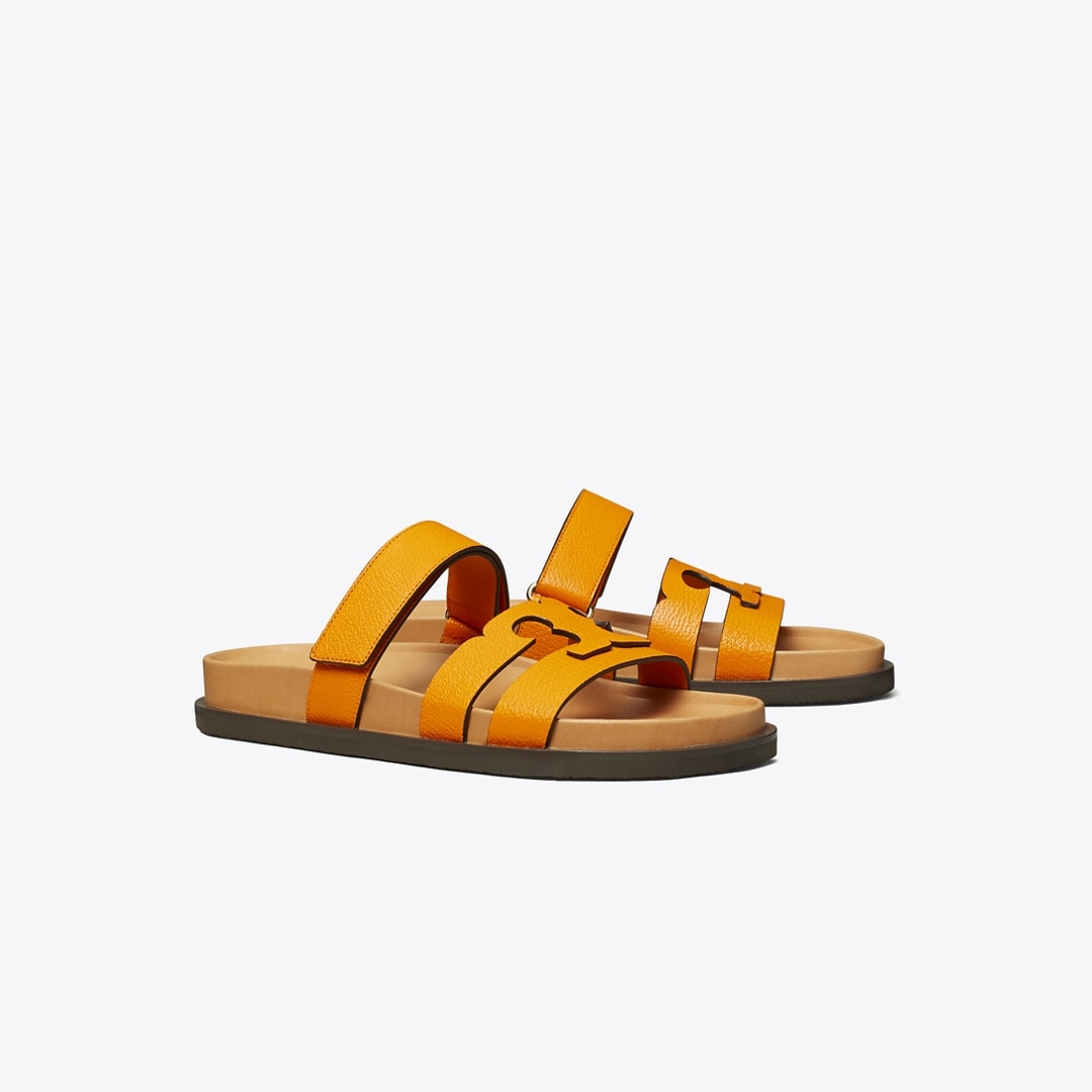 Tory Burch Ines Burch Slide In Yellow