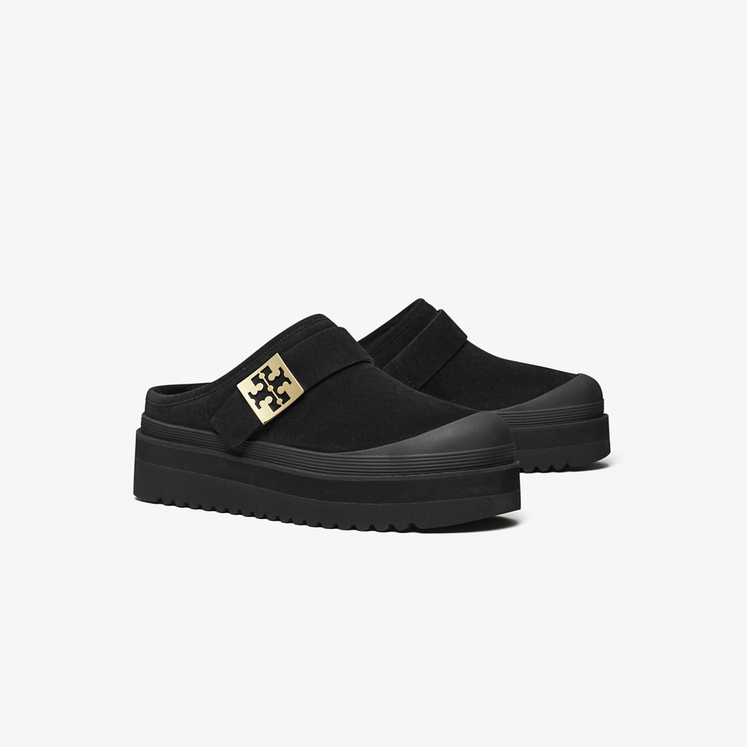 Tory Burch Mellow Platform Mule In Black