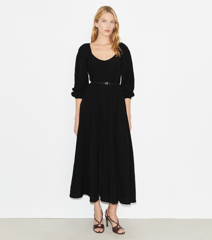 black knit long sleeve dress The V Neck Contrast Trim Mini & Reviews - Black - Dresses Simple Wedding Dresses With Sleeves Elevate your wardrobe with Size:2XS/XS Black Formal Party Wear