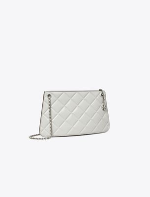 Tory Burch Fleming Pochette In Gray