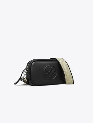 Tory Burch Mini Miller Soft Crossbody Bag In Black