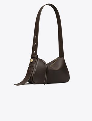 Tory Burch Small Romy Shoulder Bag In Brown