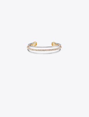 Tory Burch Icon Pavé Cuff